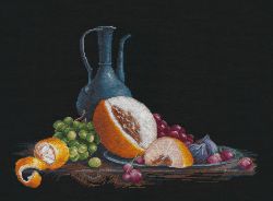 1397 Набор для вышивания Овен "Натюрморт с дыней"