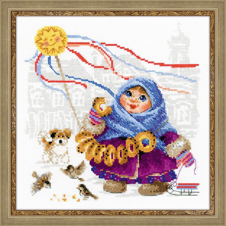 Набор для вышивания Риолис "Масленица. Бублики" 1517