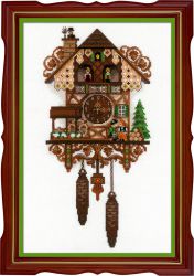 1730 Набор для вышивания Риолис "Часы с кукушкой"