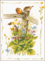 PN-0180560 Набор для вышивания LANARTE "Cozy garden corner"