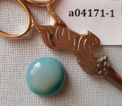 а04171-1 Магнит для игл (Кабошон из агата тонированного голубой, 20*20*8мм)