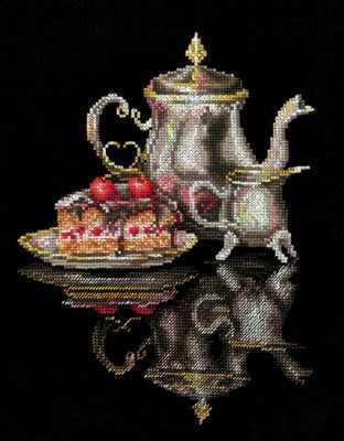 К-42 Набор для вышивания Сделай Своими Руками "Кофе для двоих"