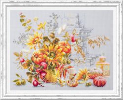 120-012 Набор для вышивания Чудесная игла "ОСЕННЯЯ ИМПРОВИЗАЦИЯ"