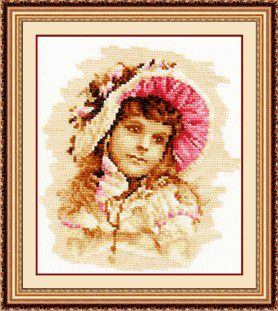 Набор для вышивания крестом СДЕЛАЙ СВОИМИ РУКАМИ"Мадемуазель" М-02